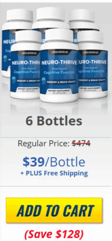 Neurothrive 3 bottles